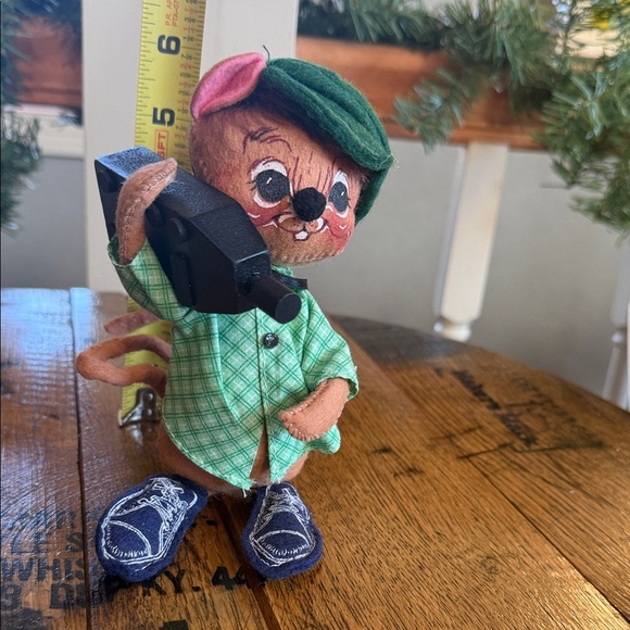 Adorable Vintage Camera Man Mouse 1991 Annalee - Picture 6 of 7